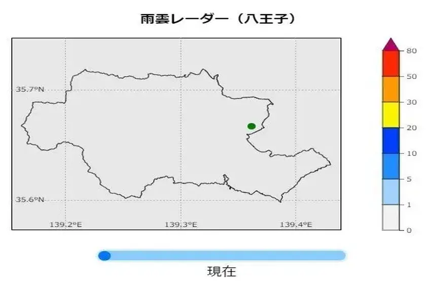 マイ雨雲レーダーを実装してみた イメージ