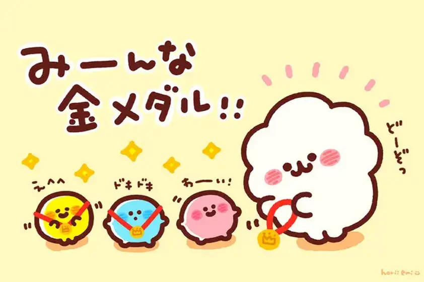 Ane♡ひめ.net キャラ♡フェス「Ane♡ひめ賞」受賞『ふわもこちゃん』みんな金メダル! イメージ