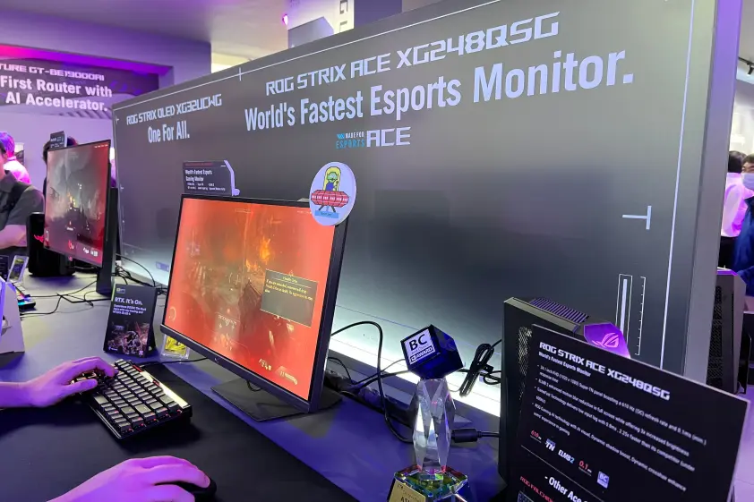 世界「最速」モニター! ASUSの最新モニター、リフレッシュレートは脅威の610Hz イメージ