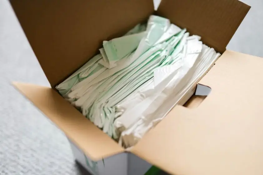 気温が上がって、ゴミの匂い漏れが気になる…。Amazonで買える「大容量のコレ」で軽減できました イメージ