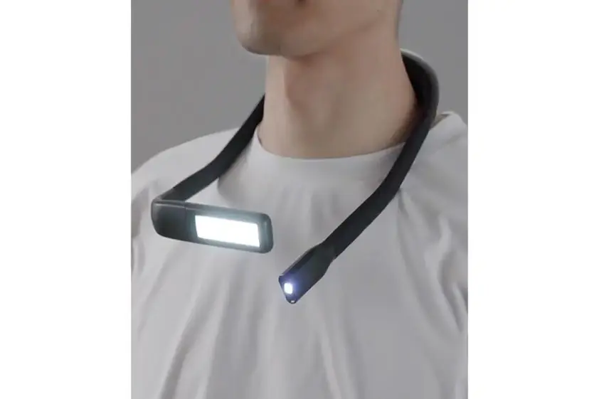 ハンズフリー&2種類のLEDが手元・足元を照らす。ネックライトって暮らしで大活躍 イメージ
