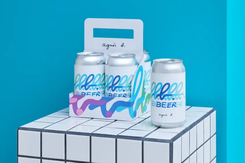 夏至にはアニエスべーのクラフトビールを。あの有名なクラフトブルワリーと手を組んで、「b. BEER」の第二弾をローンチします。 イメージ