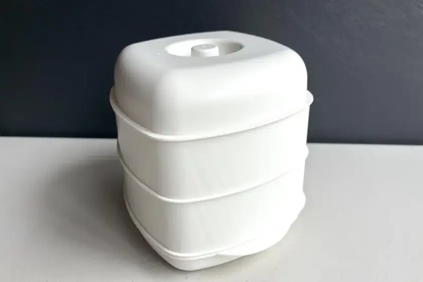 この、「レンジ蒸し器」が控えめに言って最高…。時短・美味しいのに“わずらわしさ”が全くないんだ イメージ